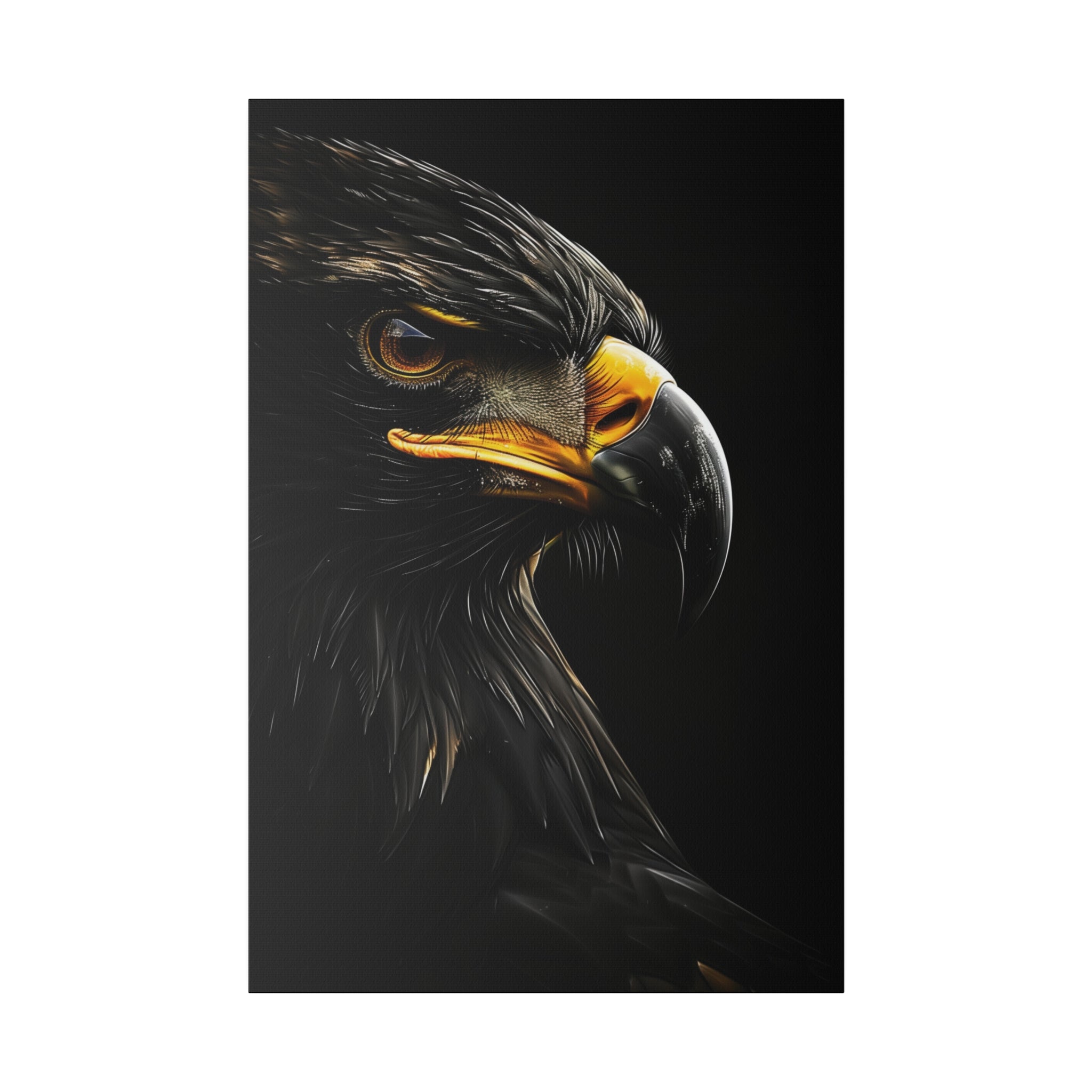 Eagle's Might - Wildlife Wall Art - Vertical Canvas - WA279