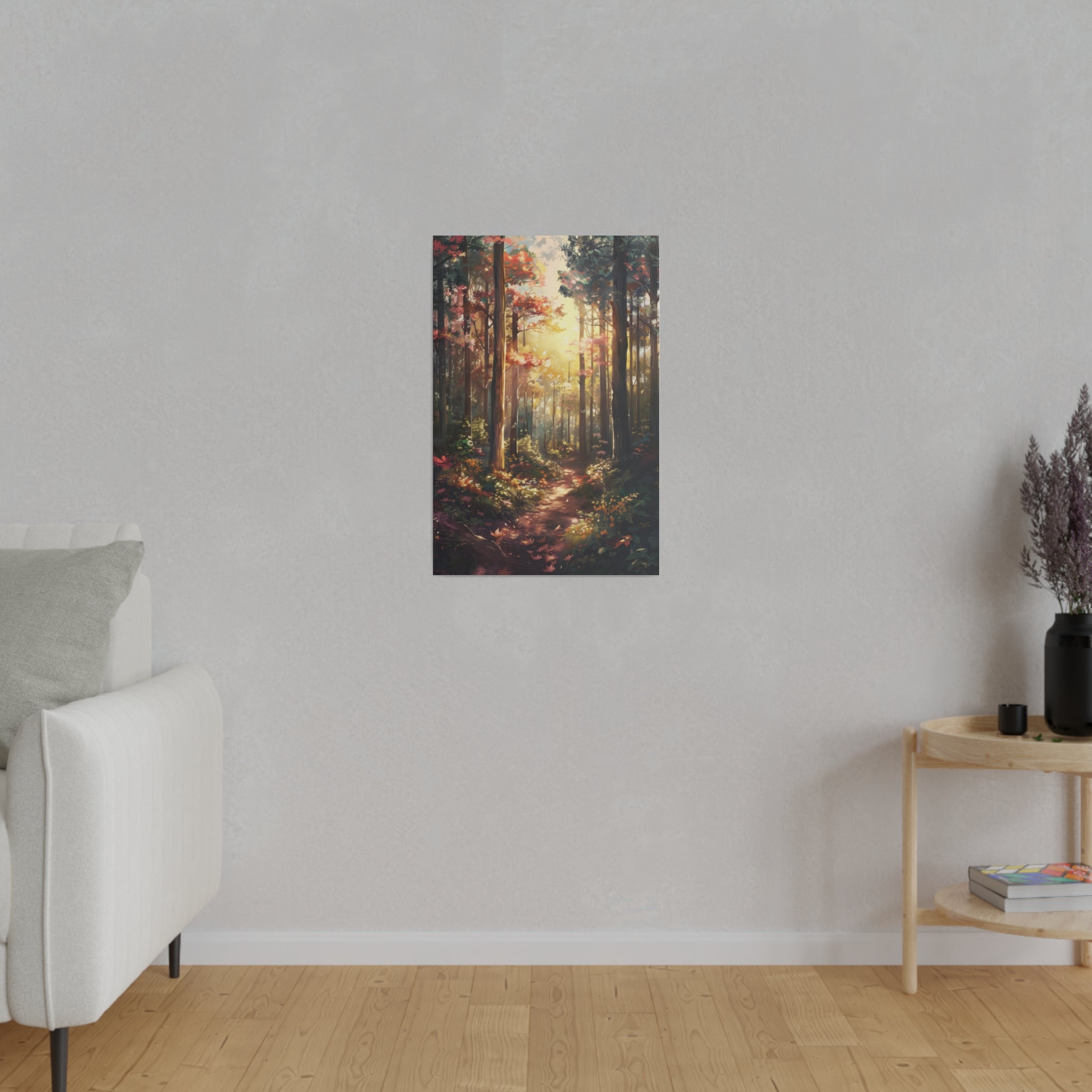 Beautiful Forest - Nature Wall Art - Vertical Canvas - WA81