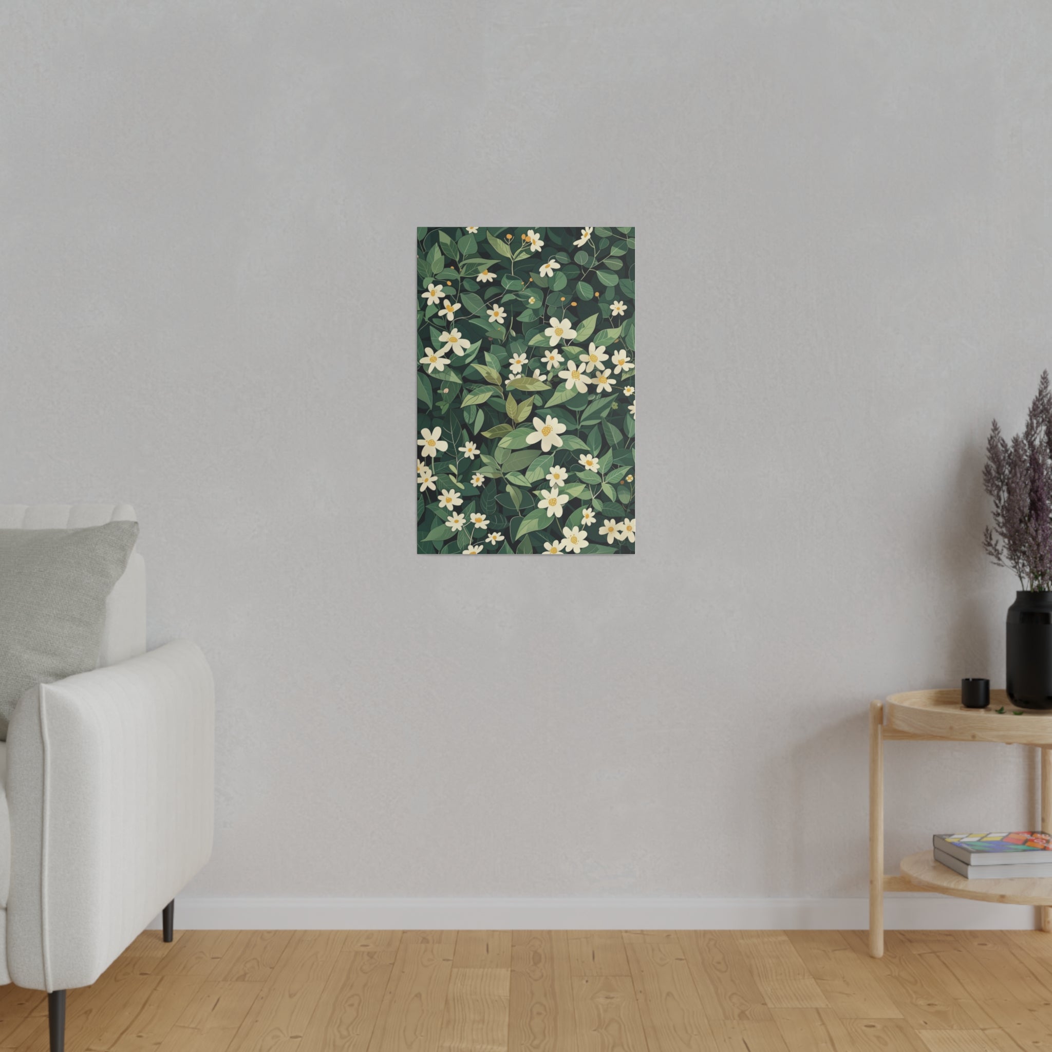 Flowers Wall Art - Botanical Wall Art - Vertical Canvas - WA65