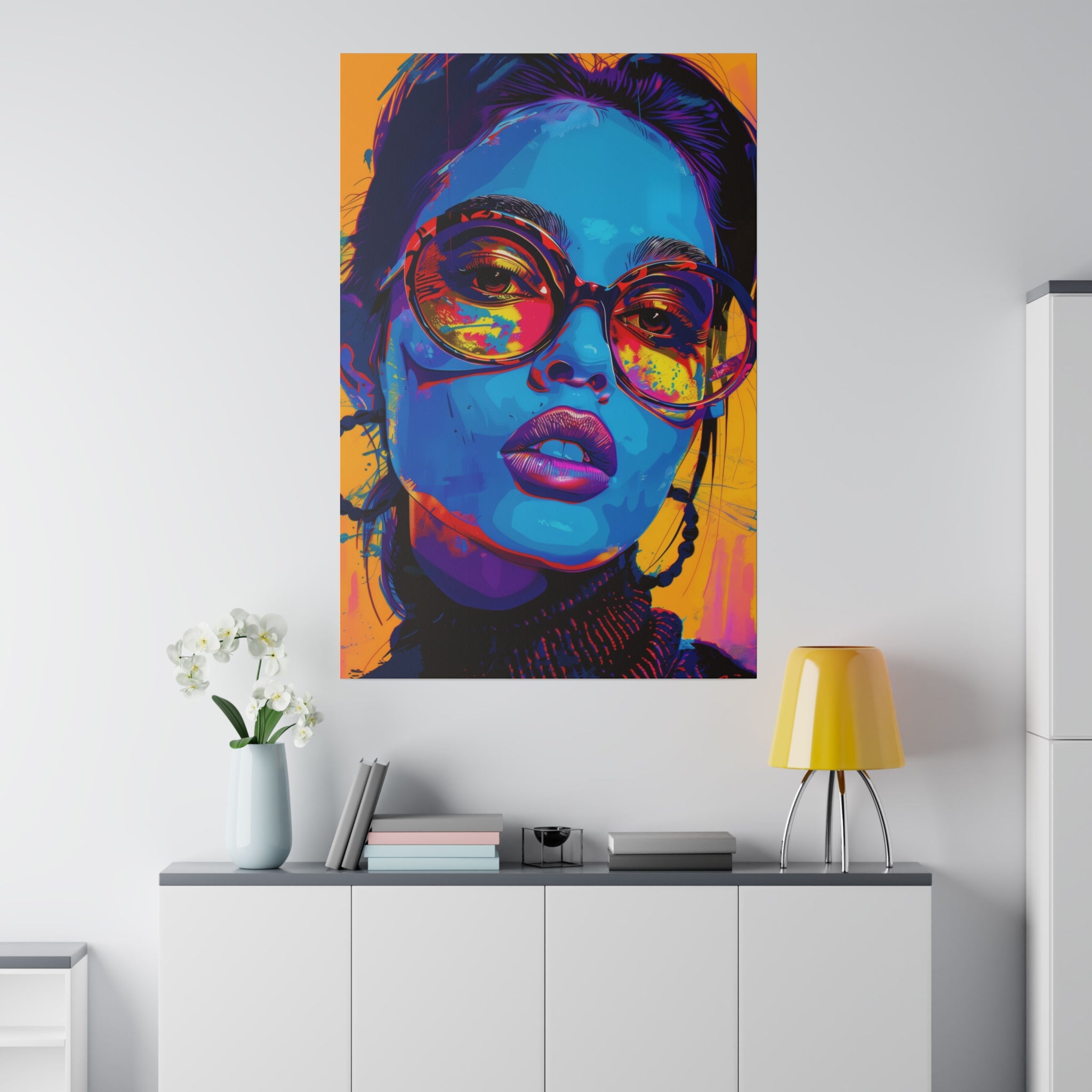 Pop Wall Art - Vertical Canvas - WA106