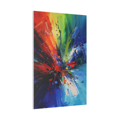 Vivid Eruption - Abstract Wall Art - Vertical Canvas - WA238