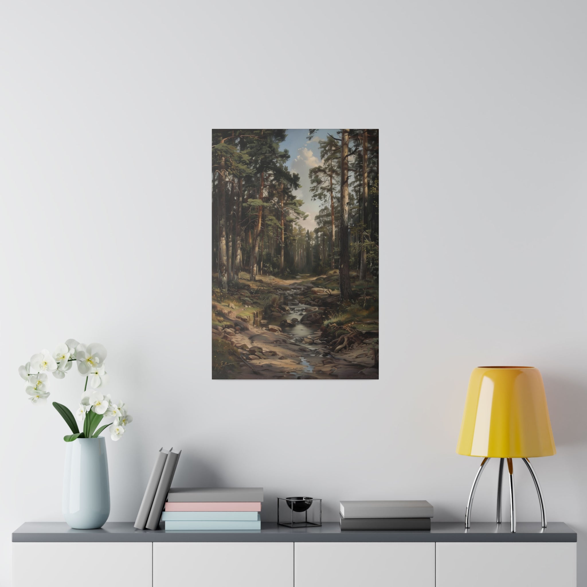 Beautiful Forest - Nature Wall Art - Vertical Canvas - WA91