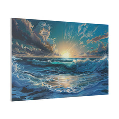 Ocean Wall Art - Horizontal Canvas - WA172