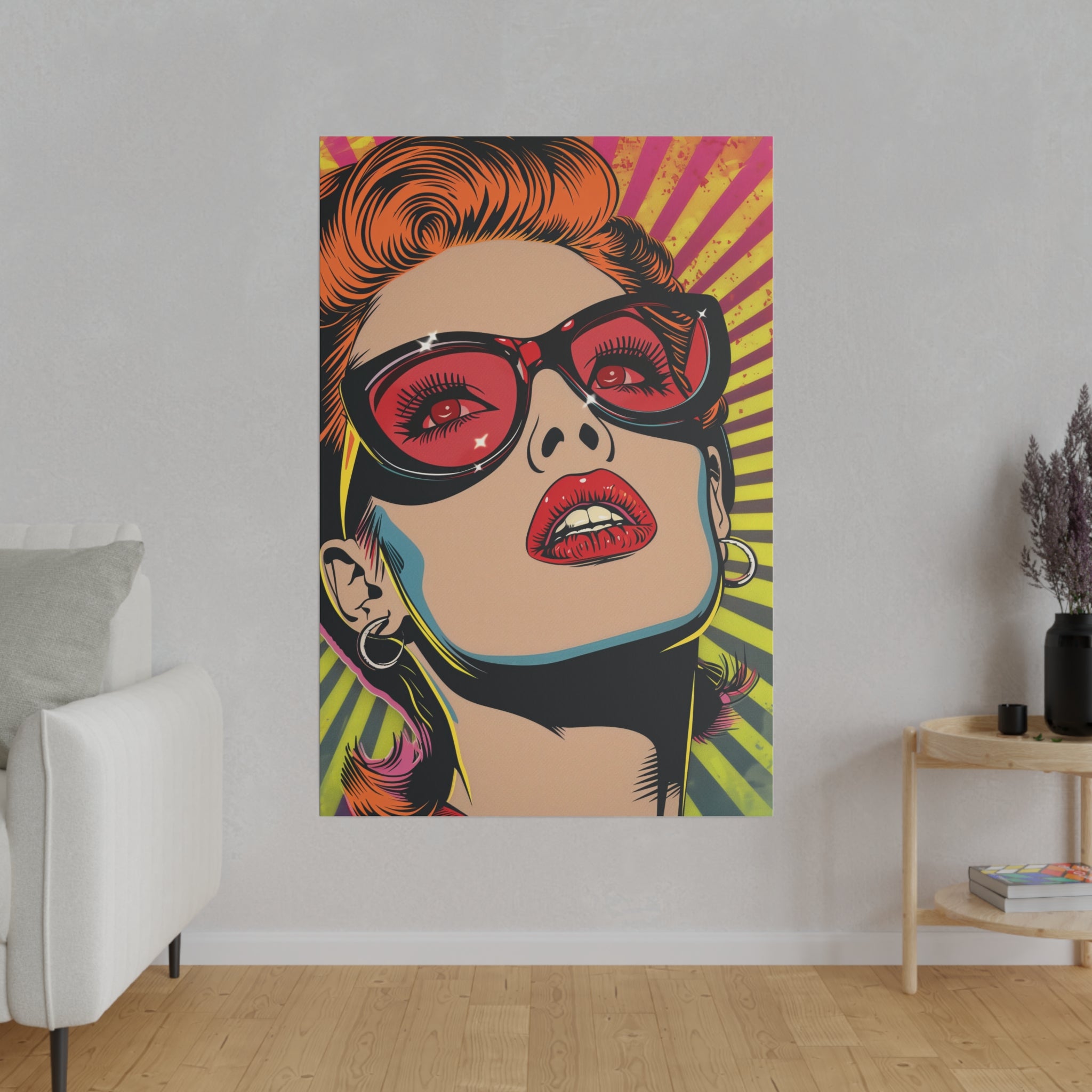 Pop Wall Art - Vertical Canvas - WA116