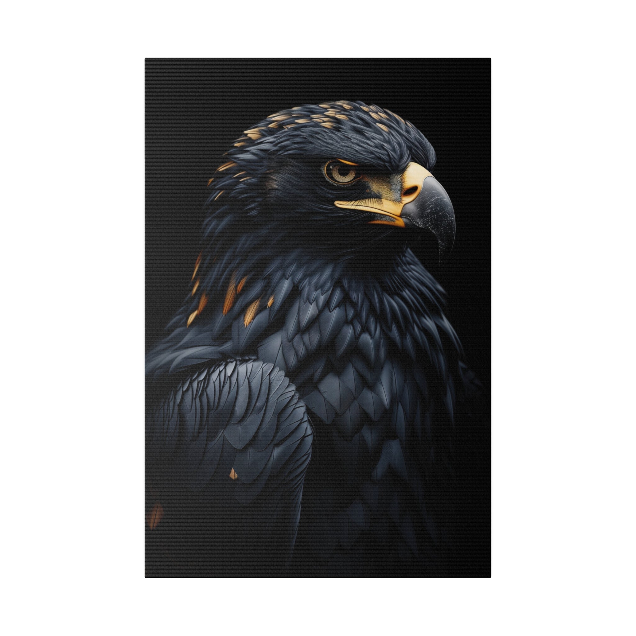 Eagle's Splendor - Wildlife Wall Art - Vertical Canvas - WA278