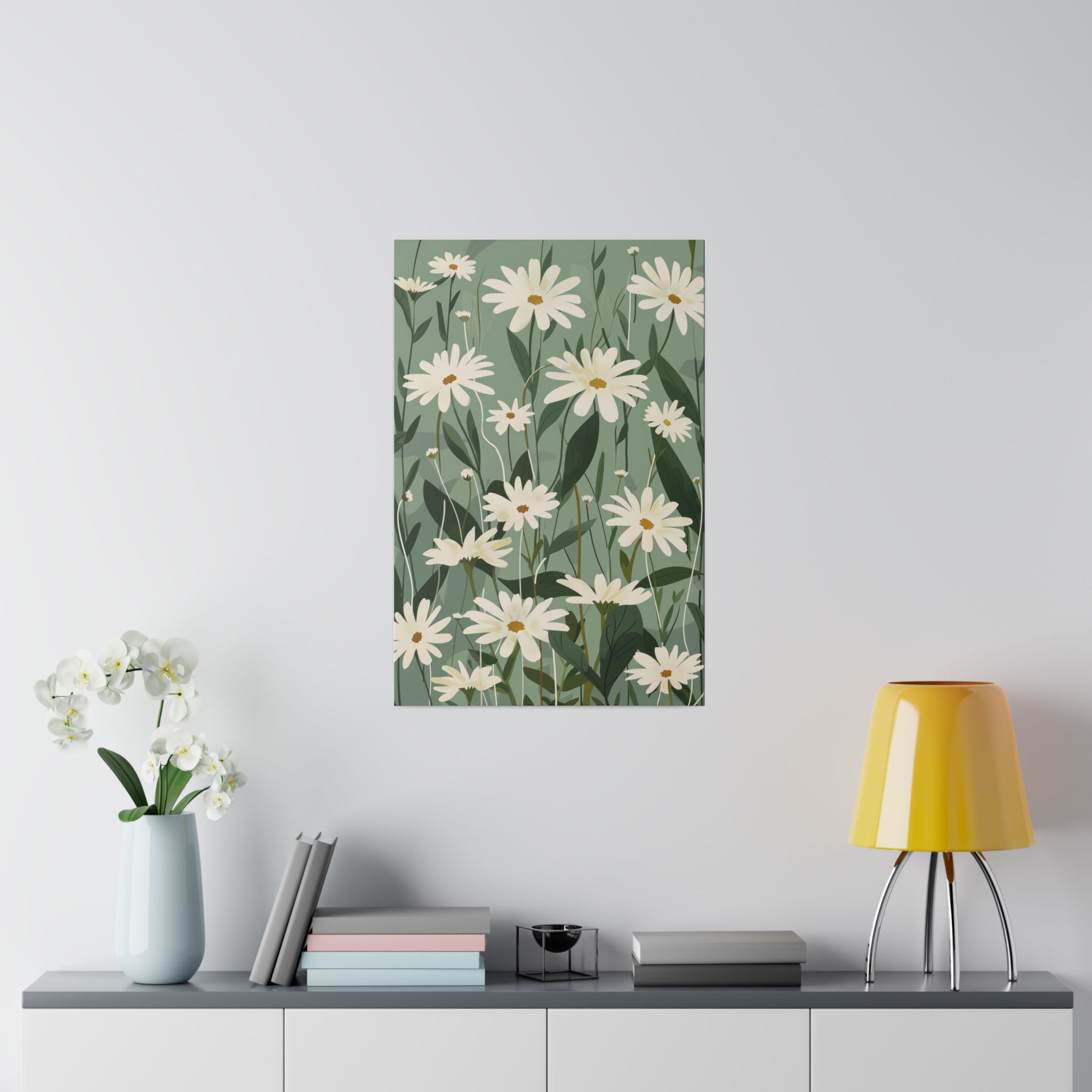 Flowers Wall Art - Botanical Wall Art - Vertical Canvas - WA64