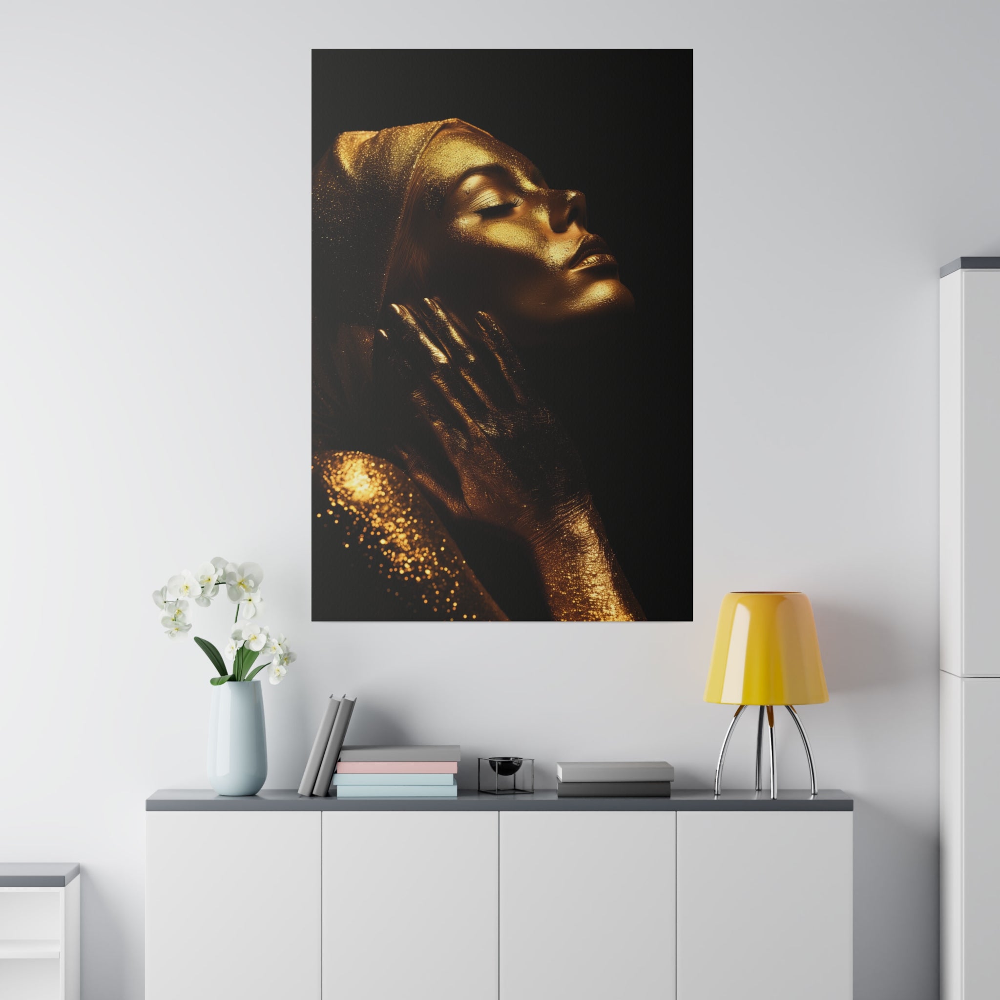 Woman in Gold - Luxury Themed Canvas - Vertical Canvas - WA71