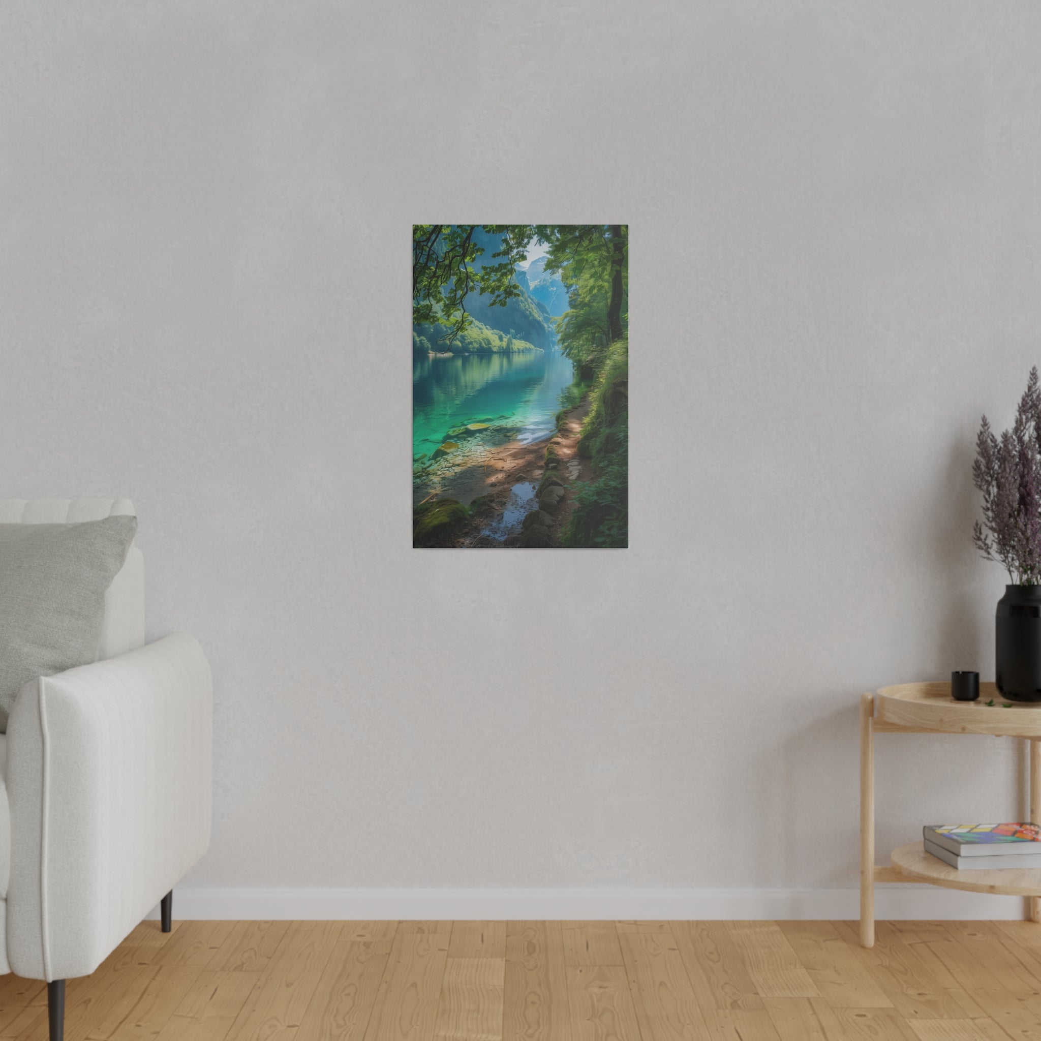 Emerald Depths - Nature Wall Art - Vertical Canvas - WA328