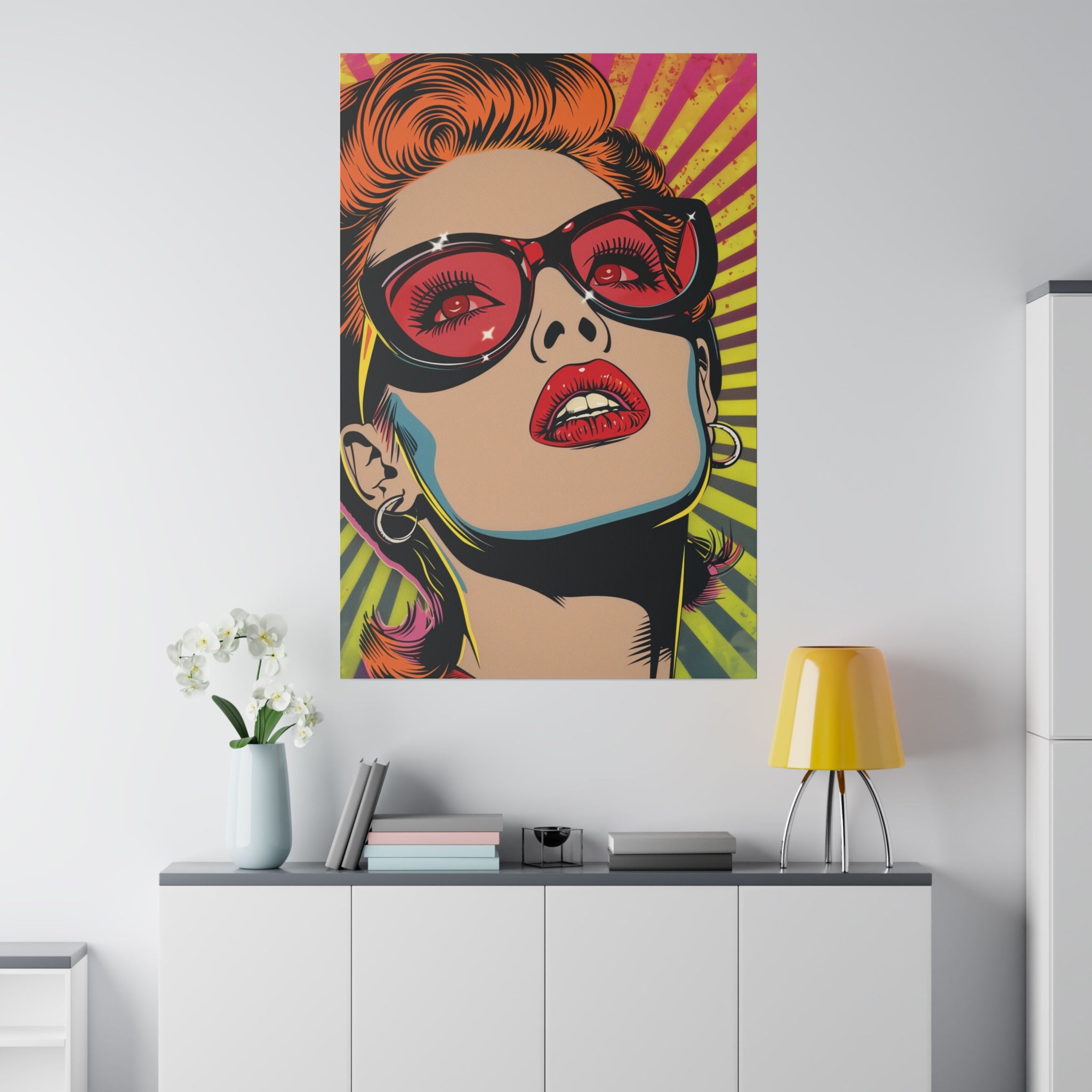 Pop Wall Art - Vertical Canvas - WA116