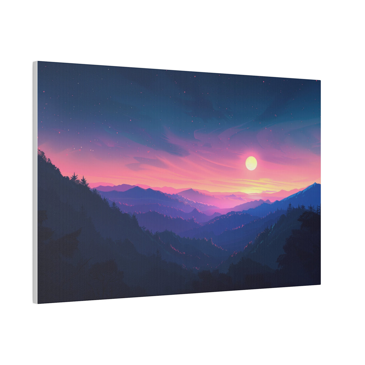 Abstract Wall Art - Horizontal Canvas - WA143