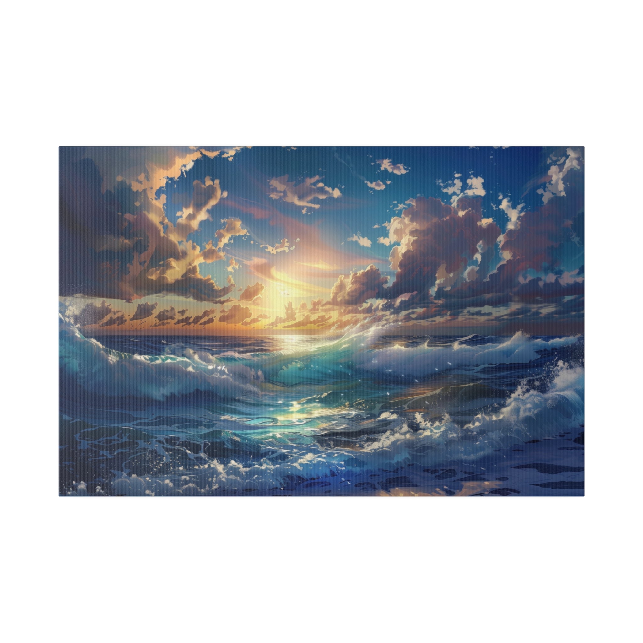 Ocean Wall Art - Horizontal Canvas - WA171