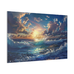 Ocean Wall Art - Horizontal Canvas - WA171