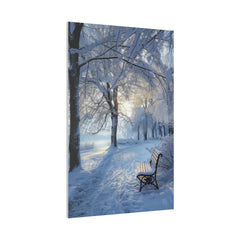 Silent Winter - Nature Wall Art - Vertical Canvas - WA330