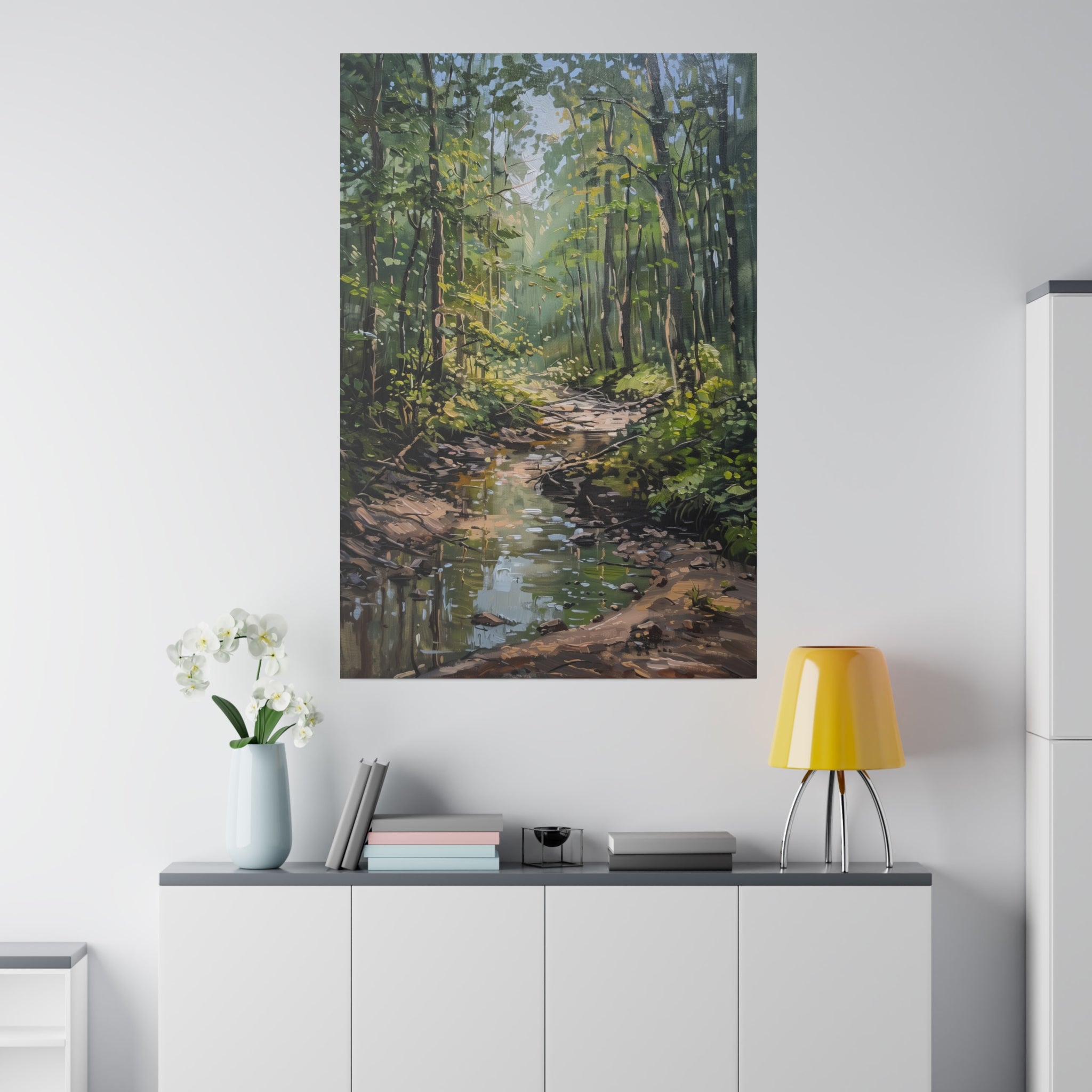 Beautiful Forest - Nature Wall Art - Vertical Canvas - WA88