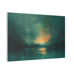 Serene Dusk - Abstract Wall Art - Horizontal Canvas - WA204