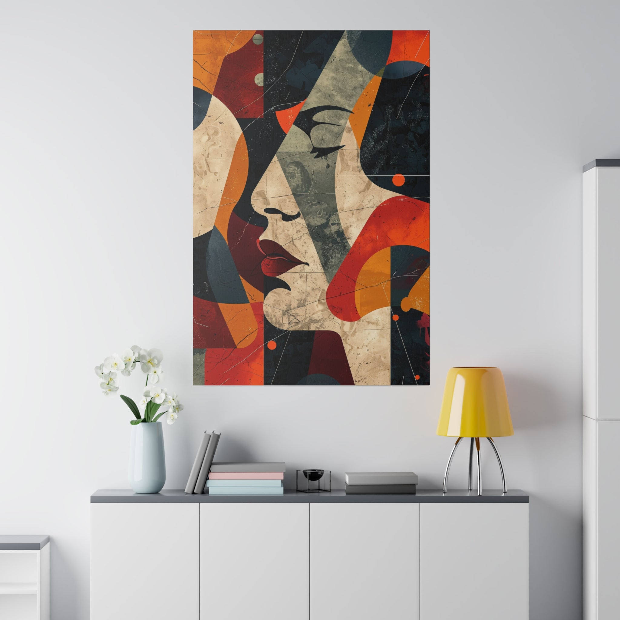 Abstract Wall Art - Vertical Canvas - WA19