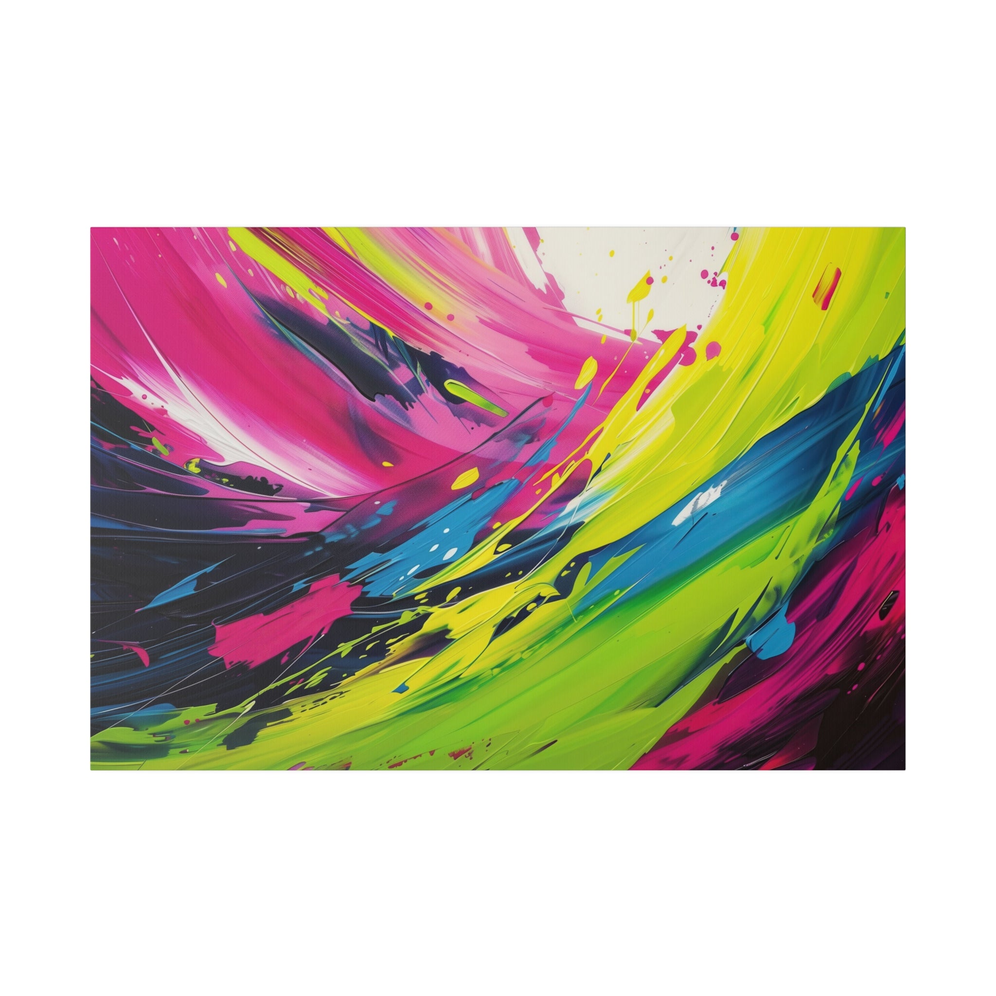 Vibrant Swirls - Abstract Wall Art - Horizontal Canvas - WA212