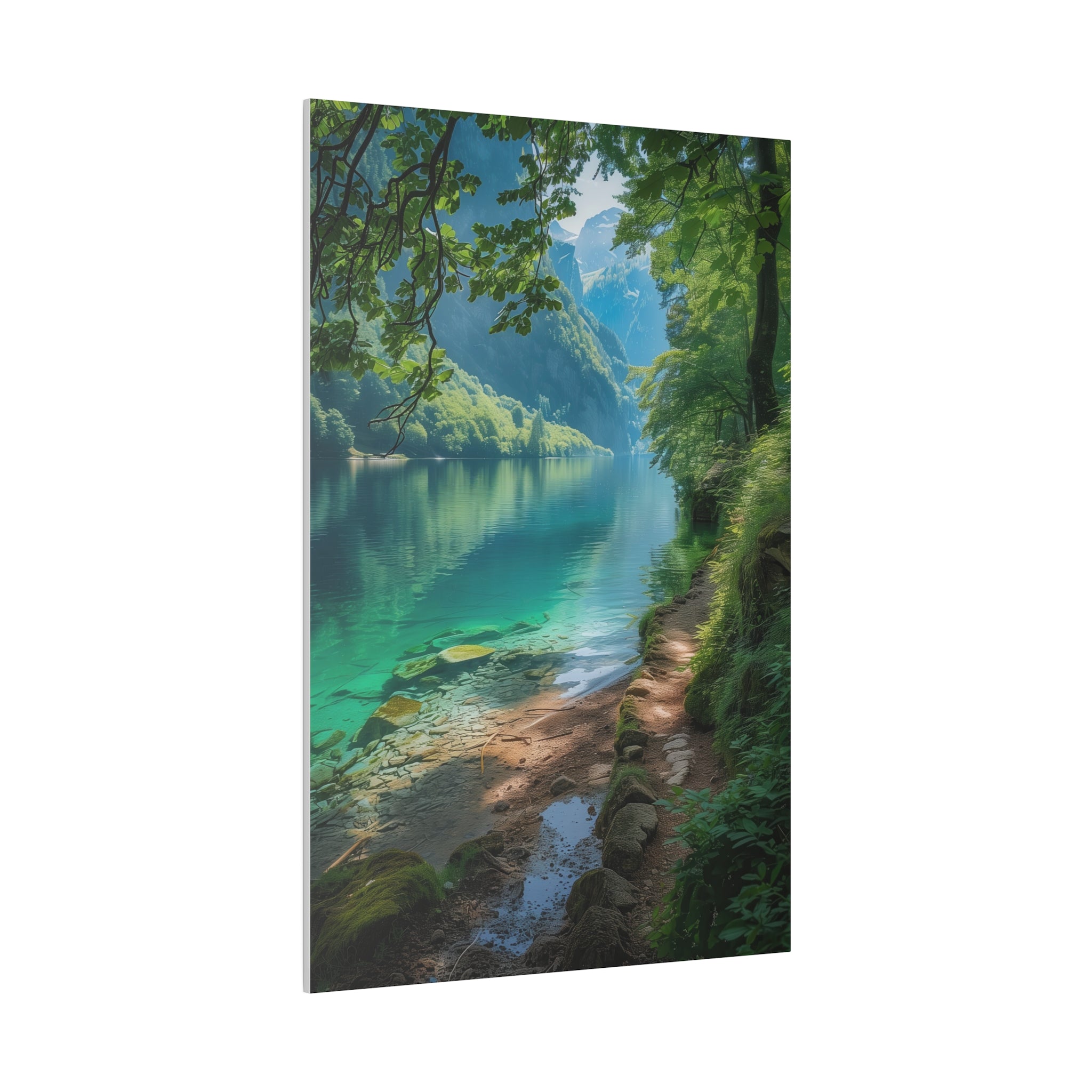 Emerald Depths - Nature Wall Art - Vertical Canvas - WA328