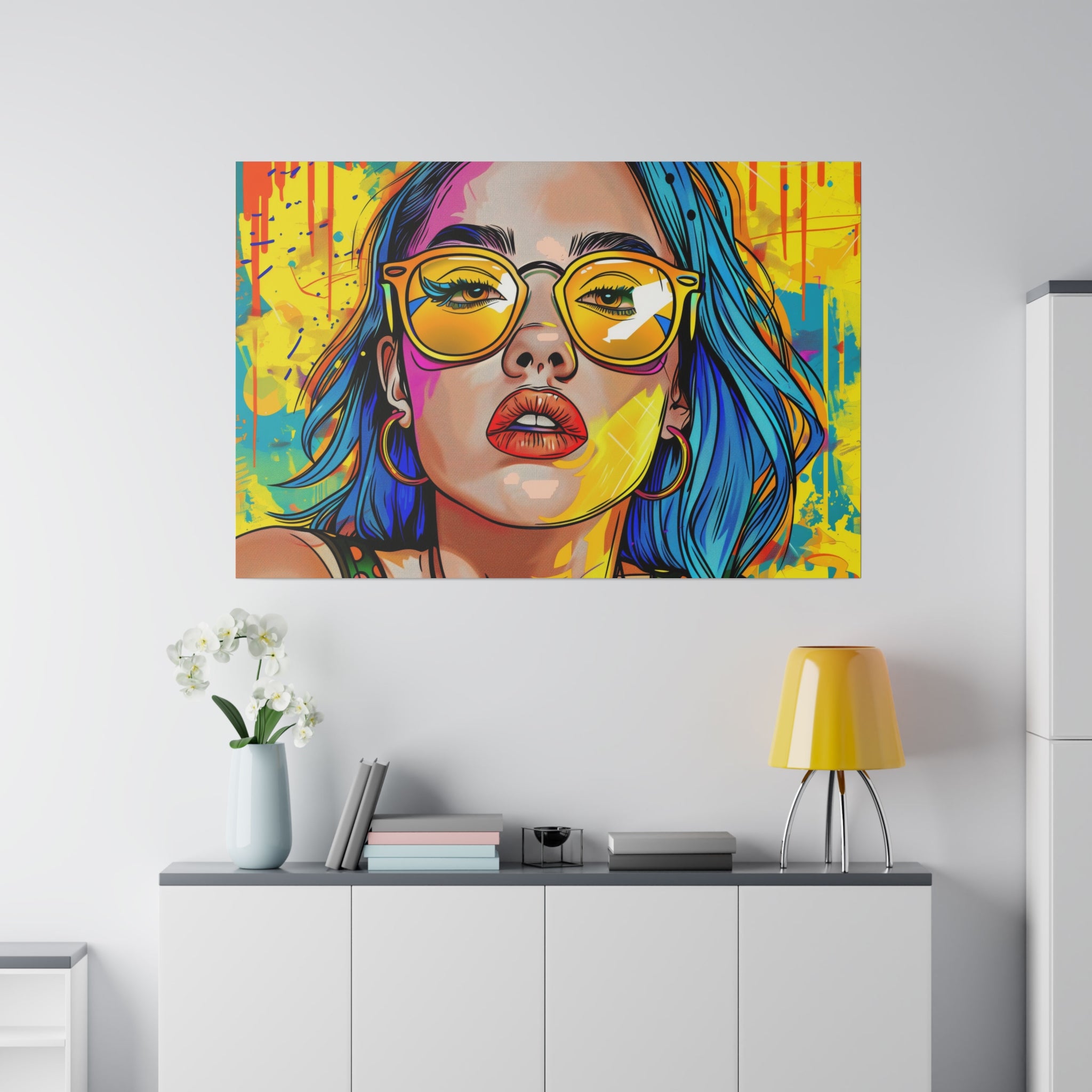 Pop Wall Art - Horizontal Canvas - WA187