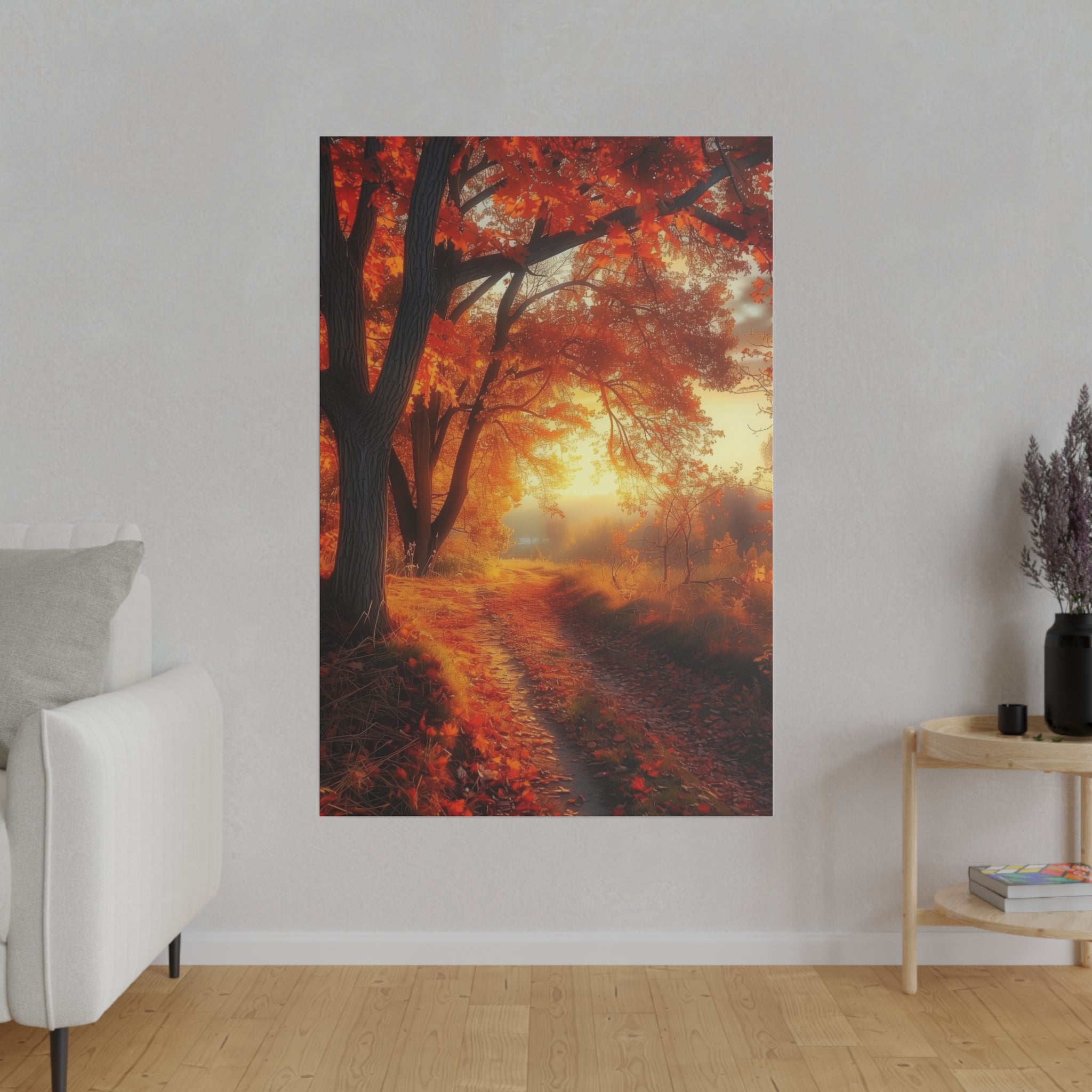 Autumn Reflections - Nature Wall Art - Vertical Canvas - WA318