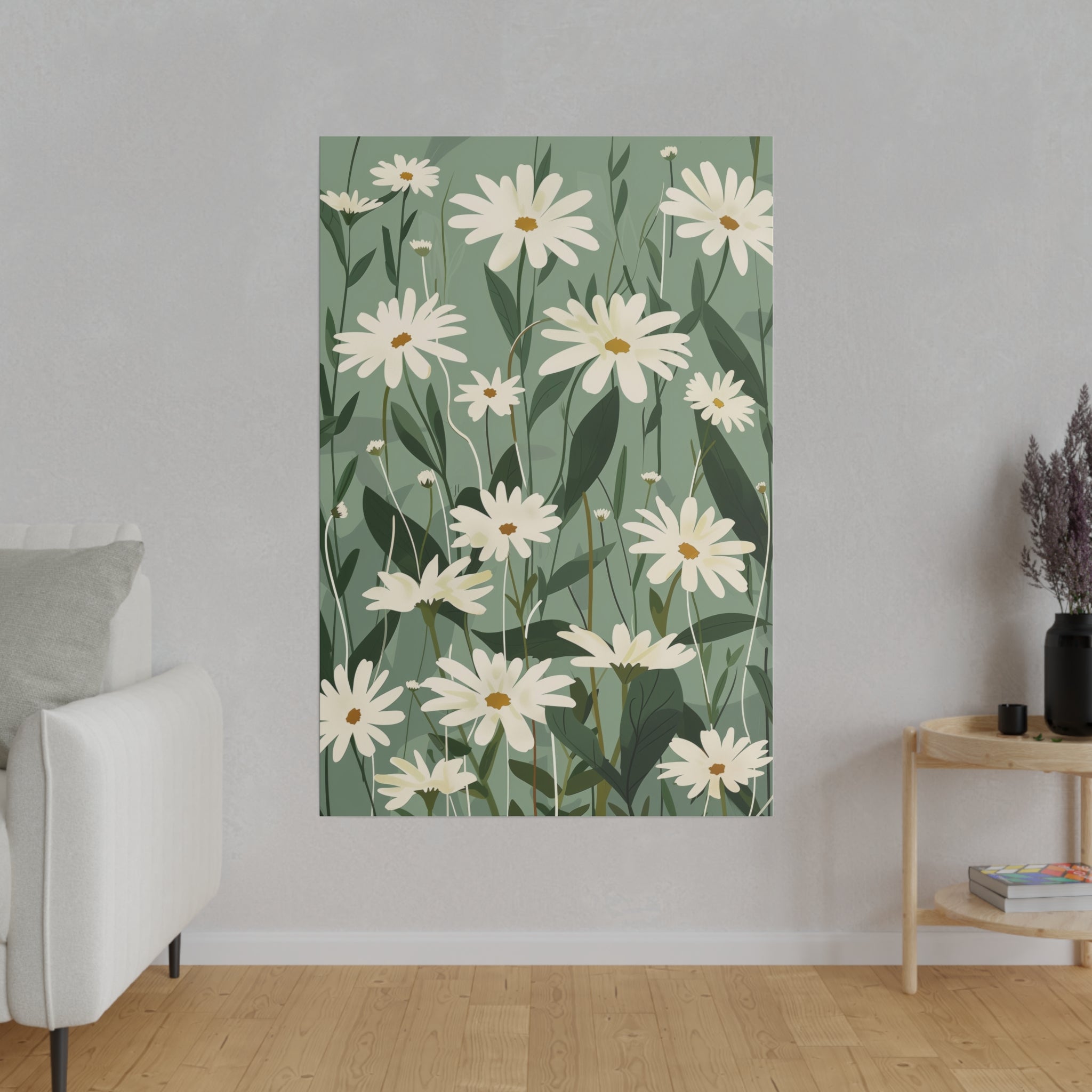 Flowers Wall Art - Botanical Wall Art - Vertical Canvas - WA64