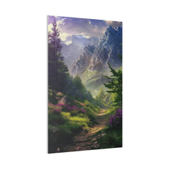 Mountain Wanderlust - Nature Wall Art - Vertical Canvas - WA320