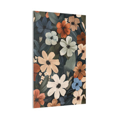 Flowers Wall Art - Botanical Wall Art - Vertical Canvas - WA58