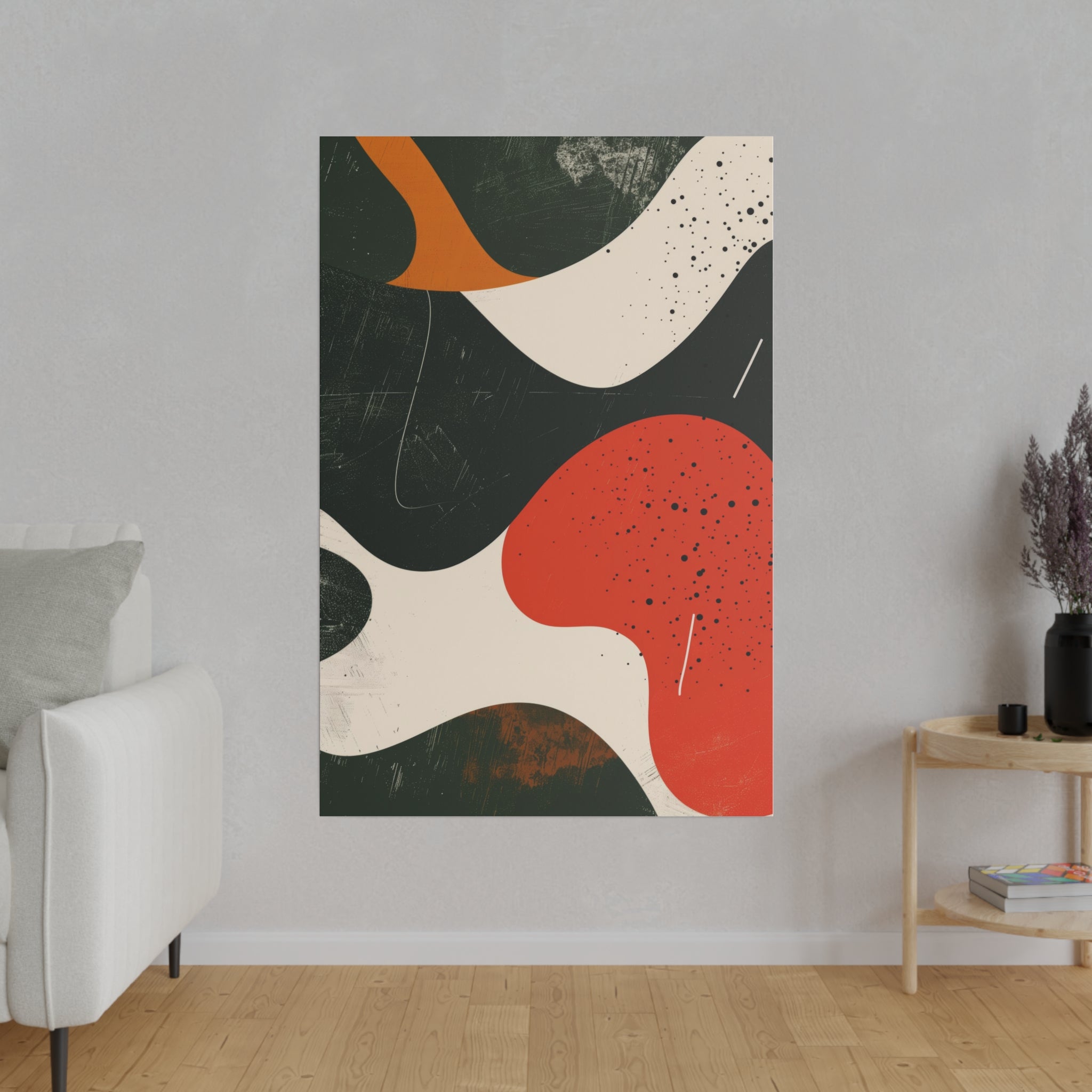 Abstract Wall Art - Vertical Canvas - WA16