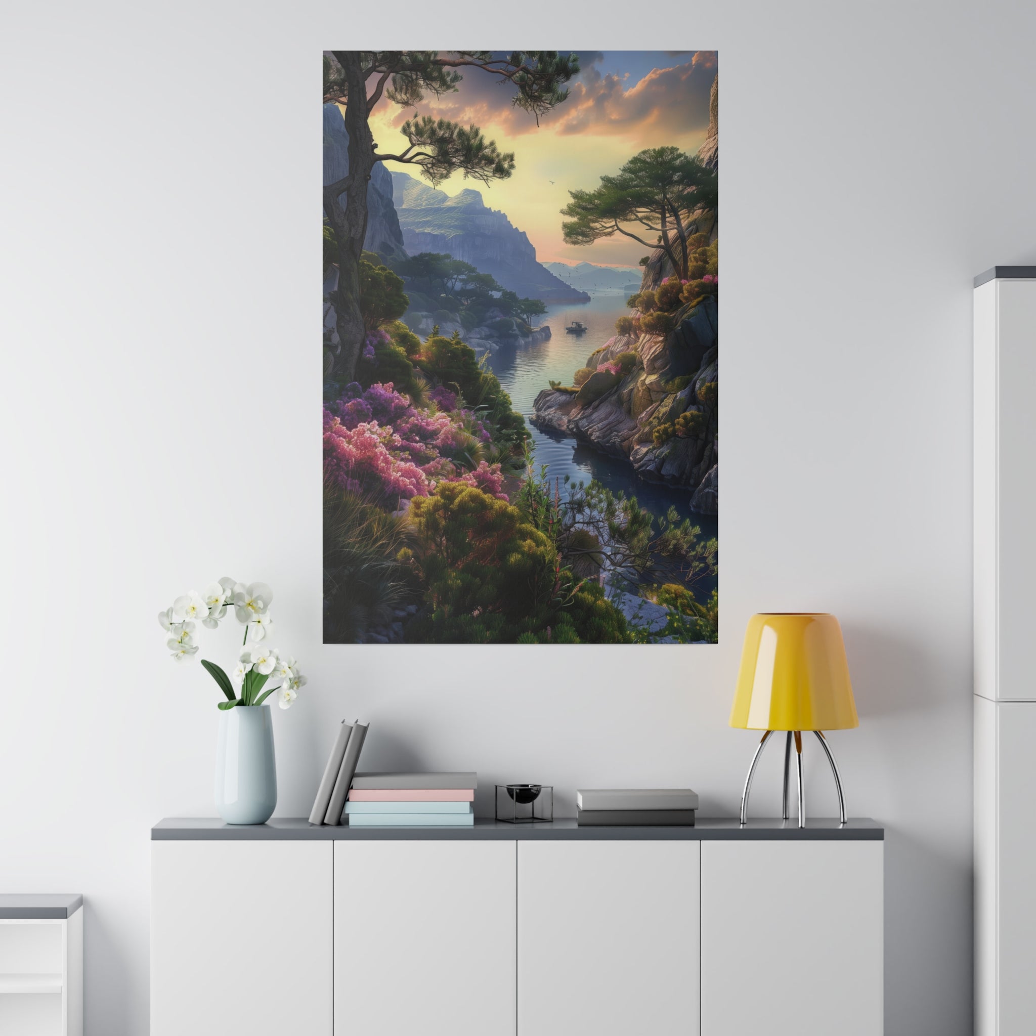 Path to the Peaks - Nature Wall Art - Vertical Canvas - WA322