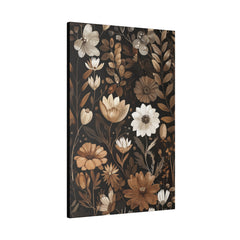 Flowers Wall Art - Botanical Wall Art - Vertical Canvas - WA46