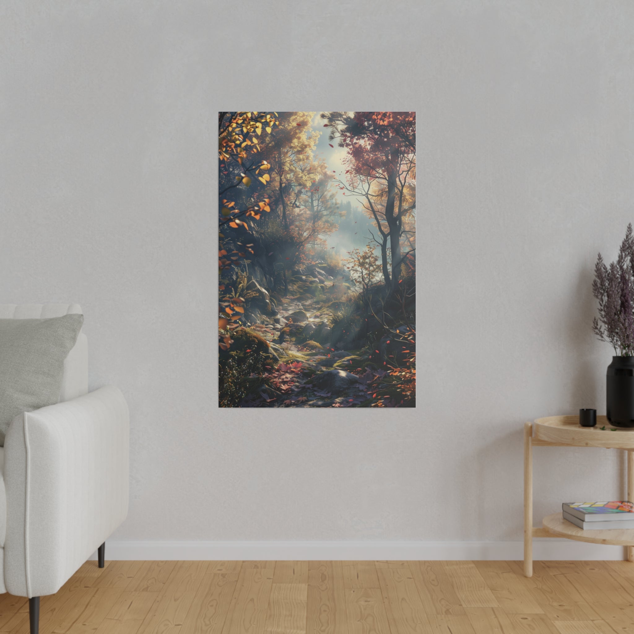 Beautiful Forest - Nature Wall Art - Vertical Canvas - WA85