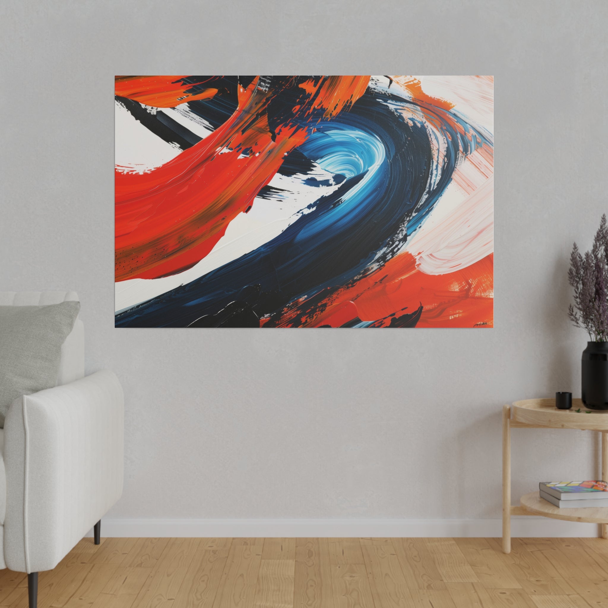 Vivid Motion - Abstract Wall Art - Horizontal Canvas - WA206