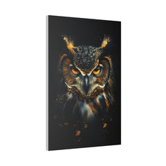 Owl's Splendor - Wildlife Wall Art - Vertical Canvas - WA276