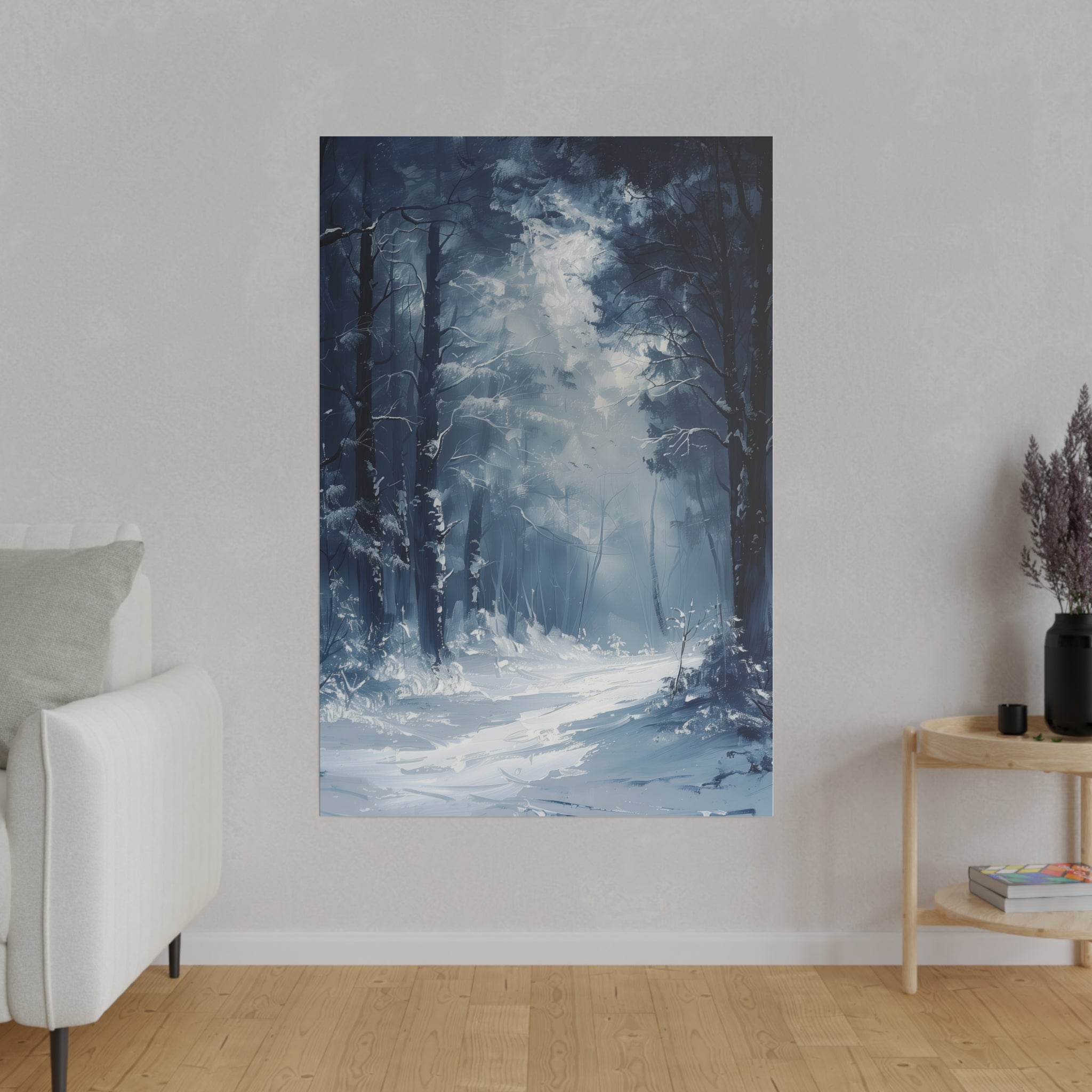 Chill of Winter - Nature Wall Art - Vertical Canvas - WA331