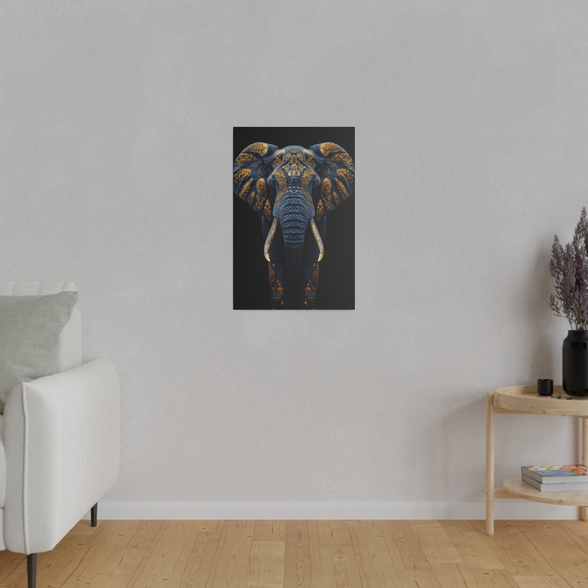 Majestic Elephant - Wildlife Wall Art - Vertical Canvas - WA272