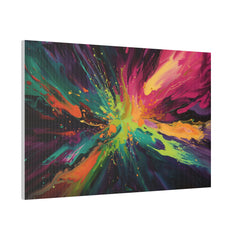 Explosive Symphony - Abstract Wall Art - Horizontal Canvas - WA214