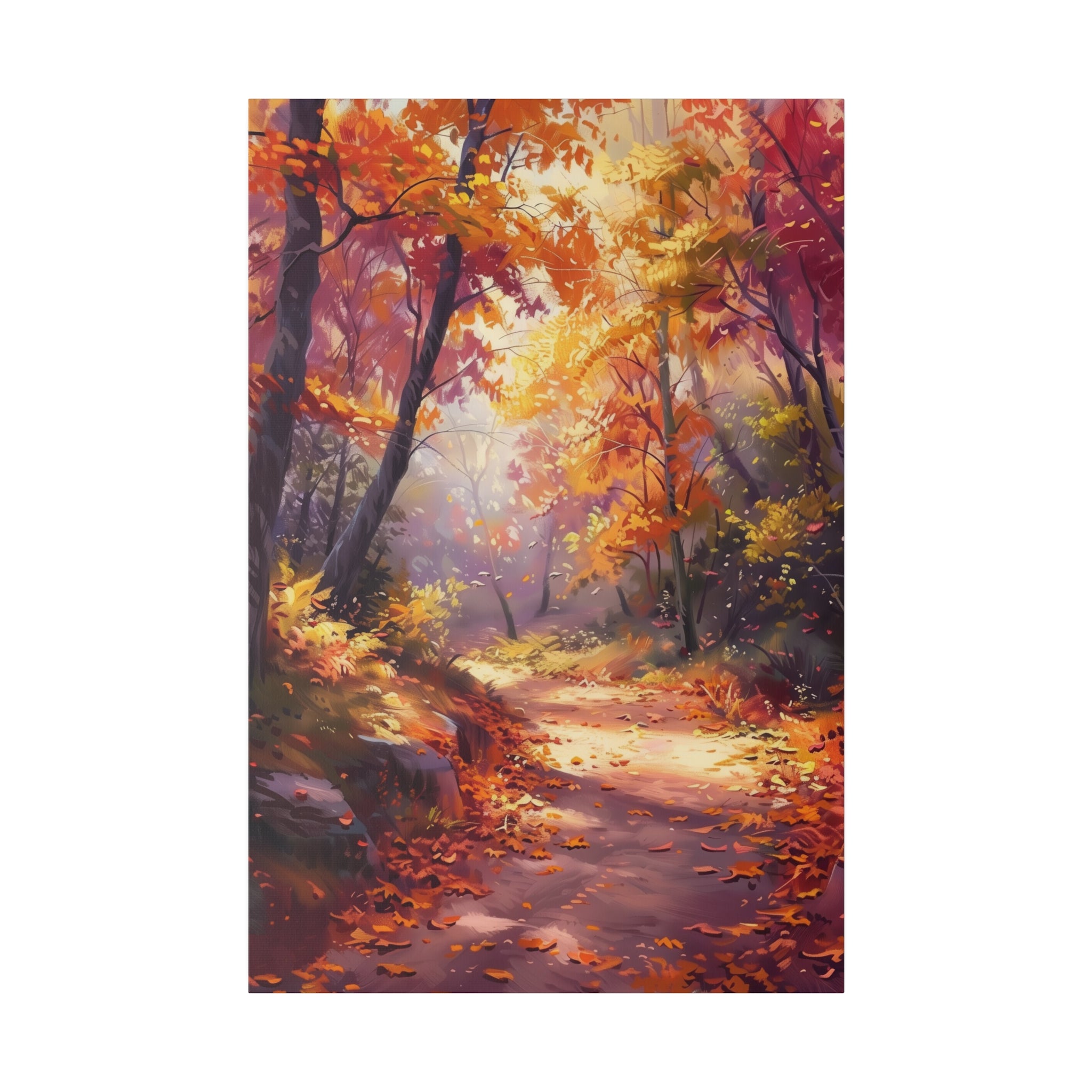 Autumn Serenity - Nature Wall Art - Vertical Canvas - WA315