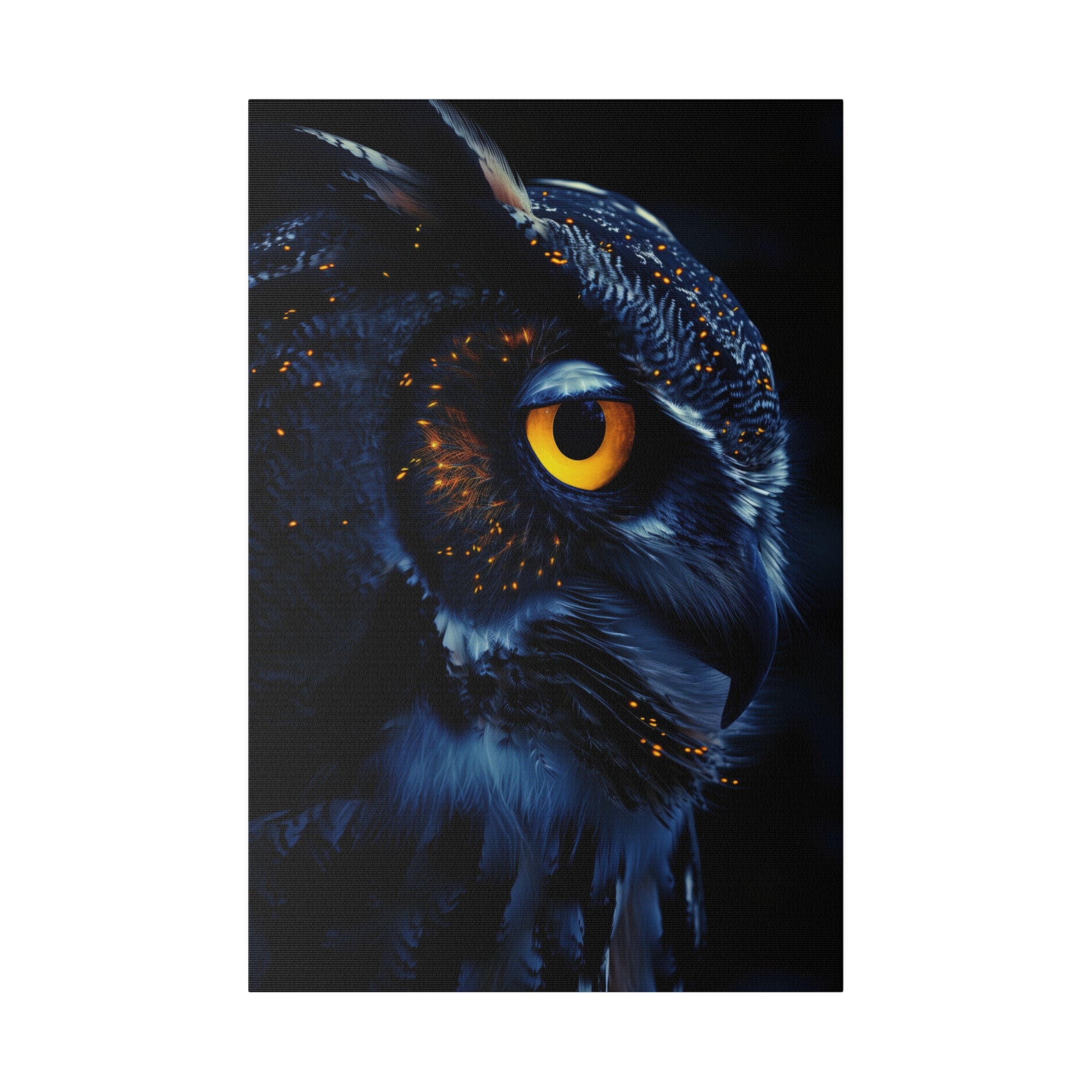 Owl's Majesty - Wildlife Wall Art - Vertical Canvas - WA277