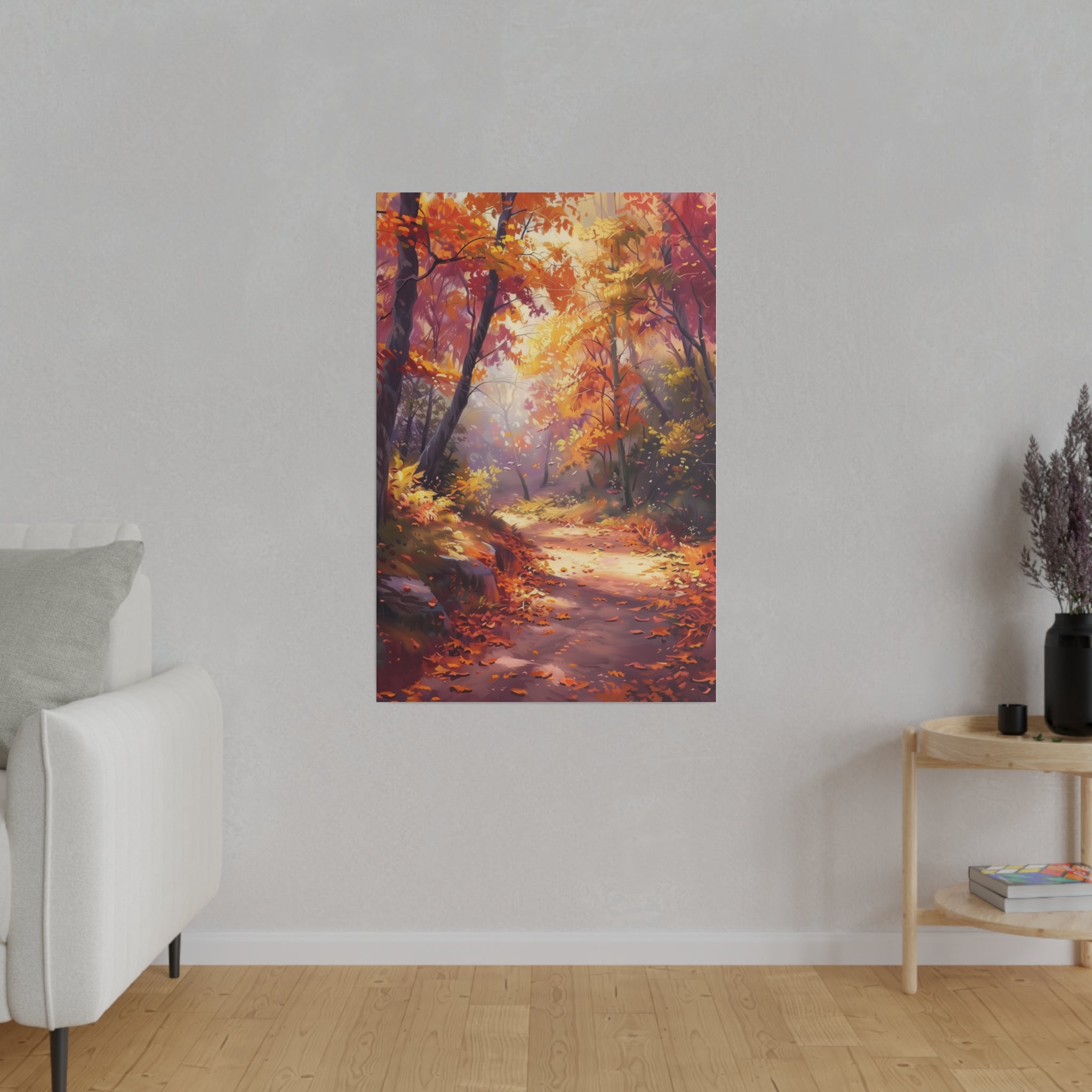 Autumn Serenity - Nature Wall Art - Vertical Canvas - WA315