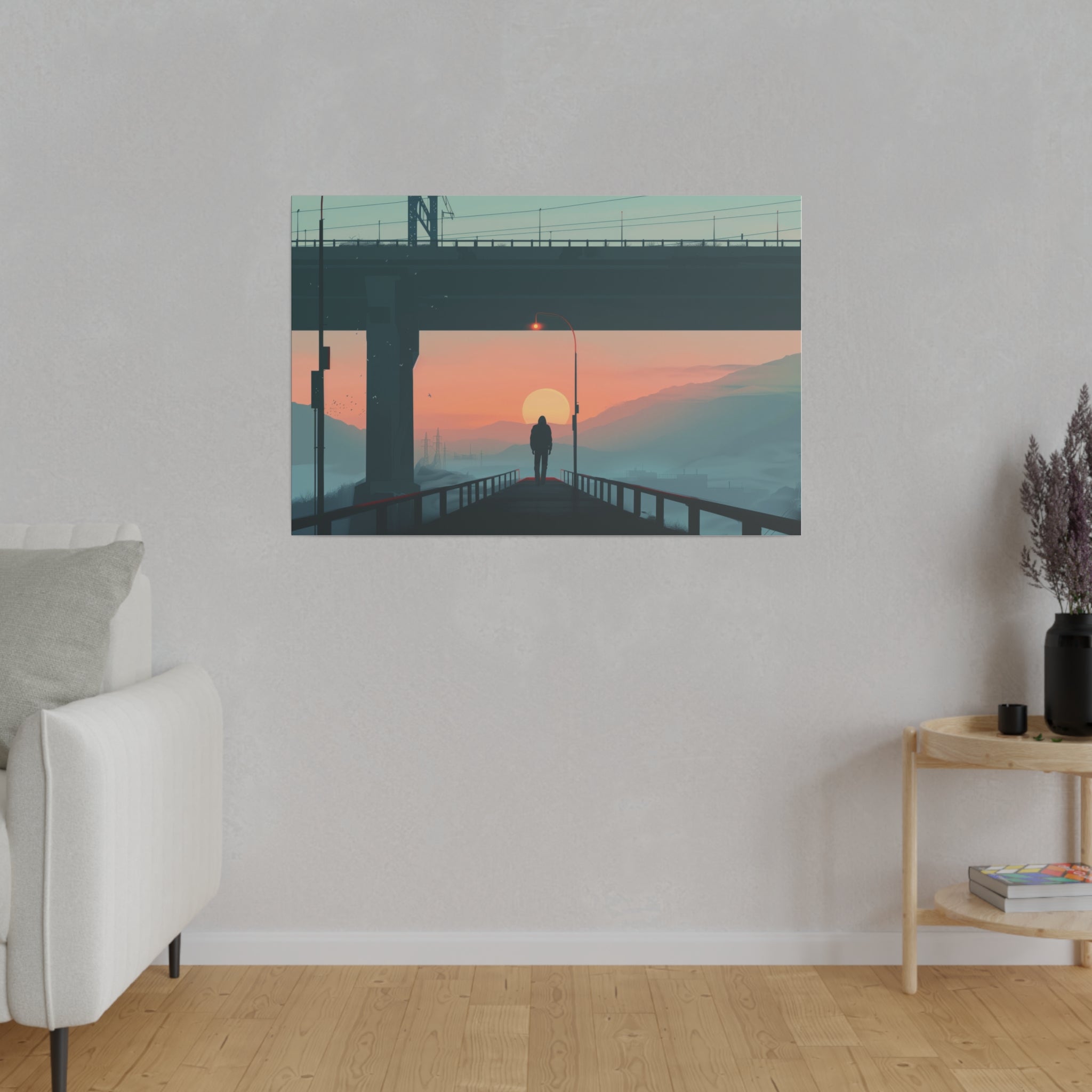 Abstract Wall Art - Horizontal Canvas - WA142