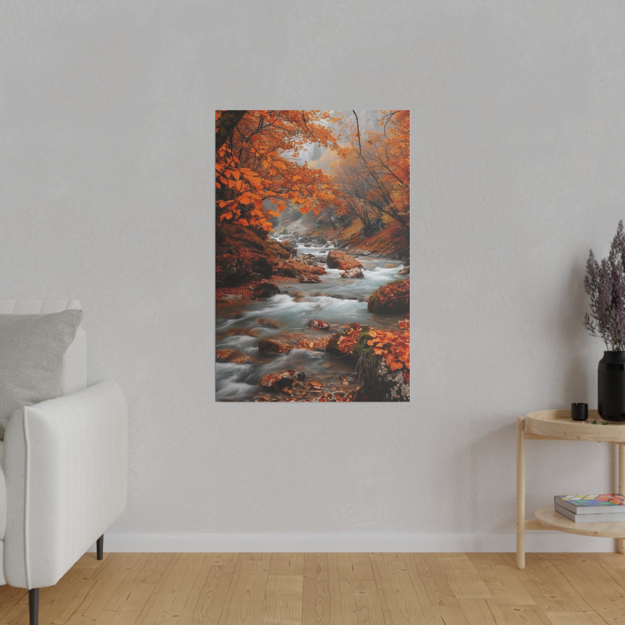 Autumn's Embrace - Nature Wall Art - Vertical Canvas - WA316