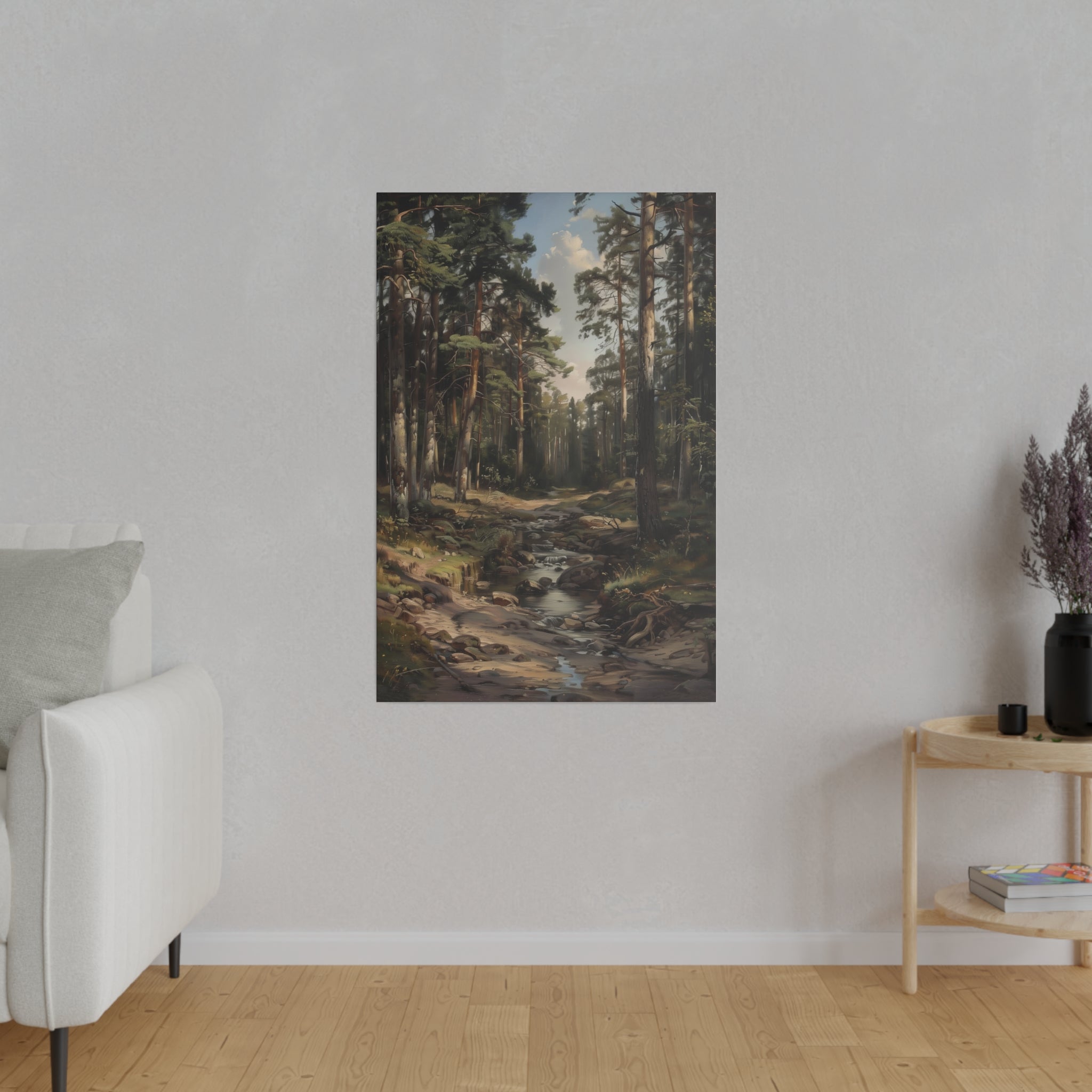 Beautiful Forest - Nature Wall Art - Vertical Canvas - WA91