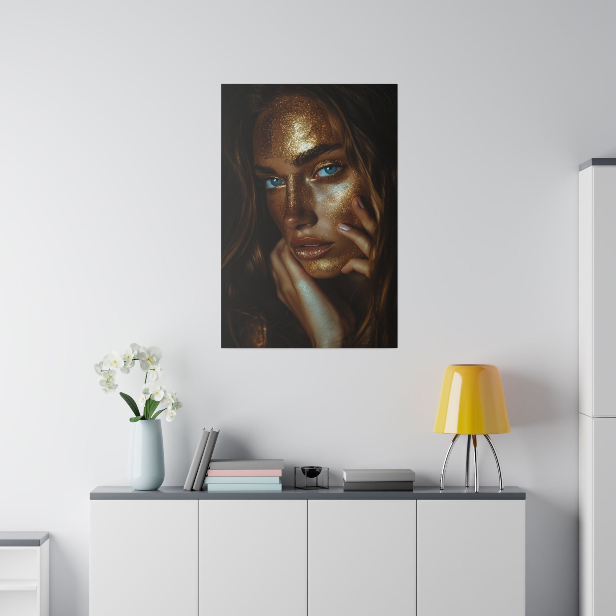 Woman in Gold - Luxury Themed Canvas - Vertical Canvas - WA76