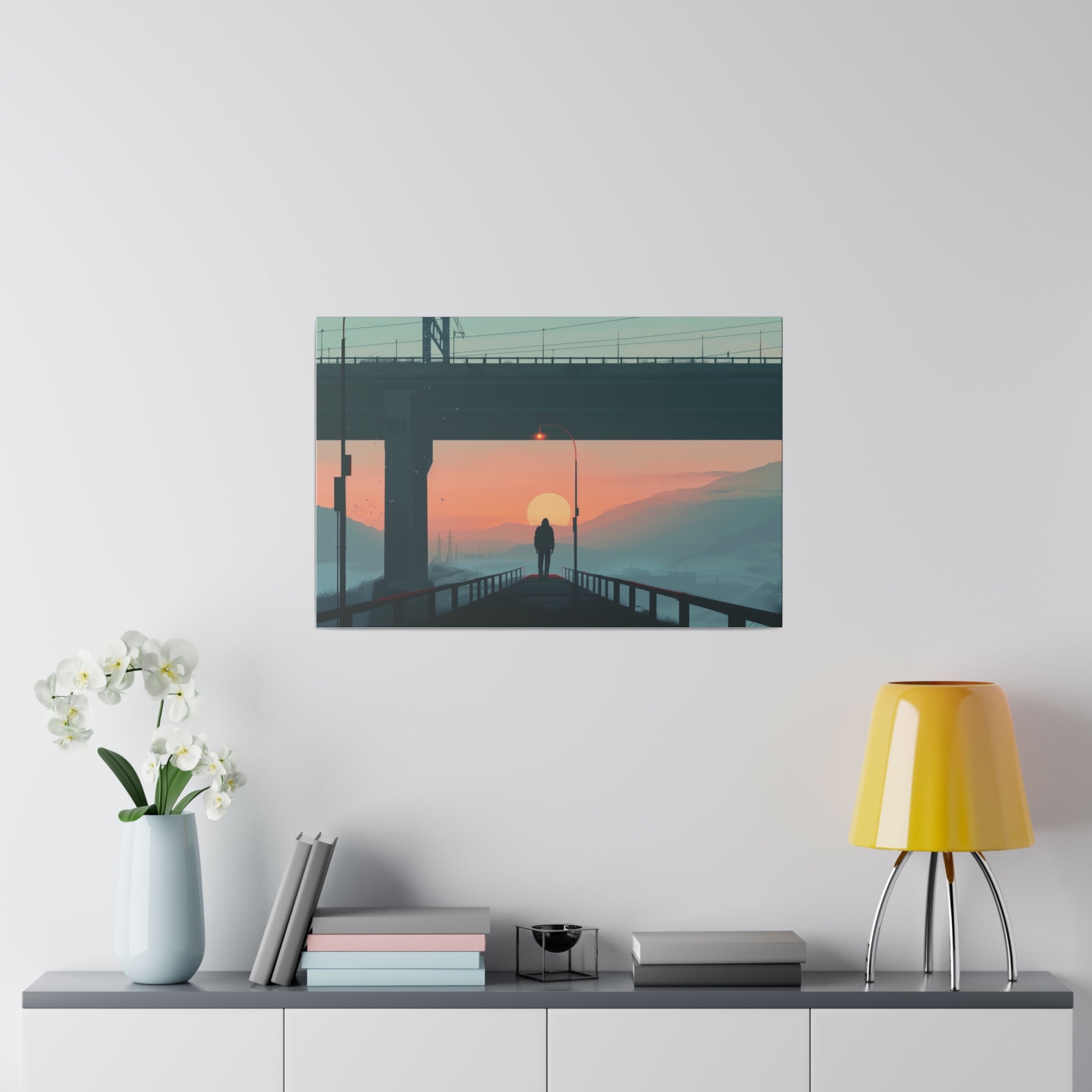 Abstract Wall Art - Horizontal Canvas - WA142